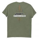 Spanky's Classic Pinstripe - Orange on Olive