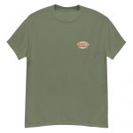 Spanky's Classic Pinstripe - Orange on Olive