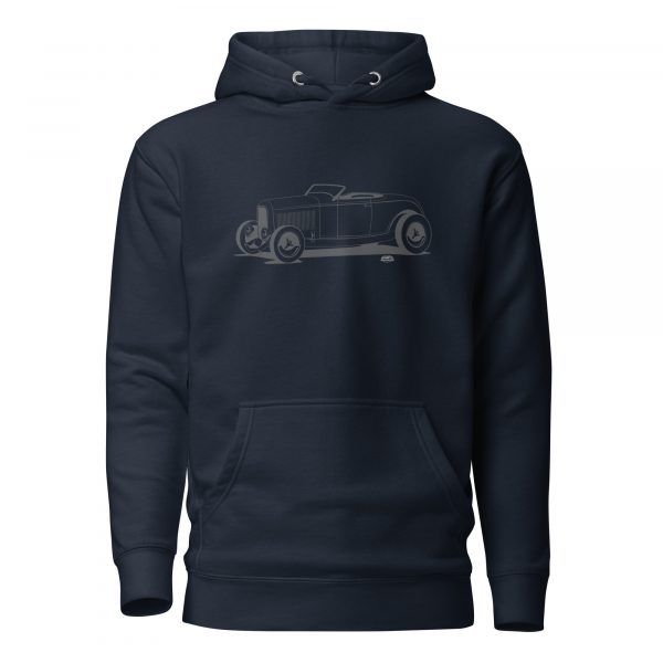 Spanky's Roadster Print - Dark Hoodie (Color Options)